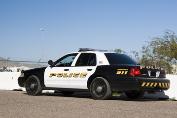 a police interceptor vehicle
