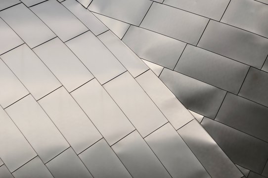 Detail of a Titanium Roof