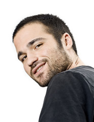 Obraz premium young handsome man with small beard