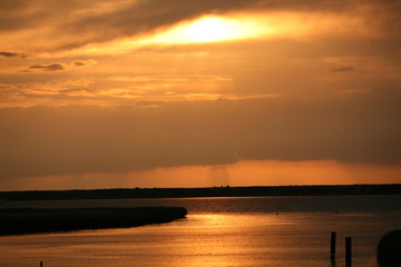 Sonnenuntergang auf dem Darß