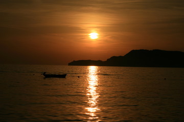 Summer in Montenegro. Adriatic sea.