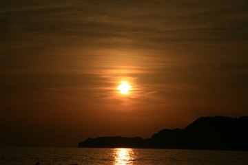 Summer in Montenegro. Adriatic sea.