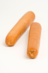 fast food, delicious hot dog isolated over white background