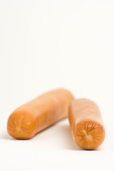 fast food, delicious hot dog isolated over white background