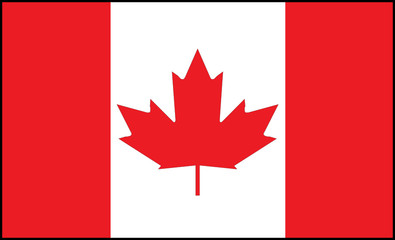 Fototapeta na wymiar FLAG of CANADA