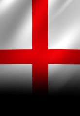 Obraz premium English flag waving in the wind