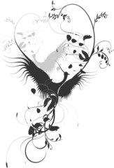 Decorative bird design