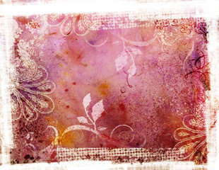 Obraz premium pink floral background