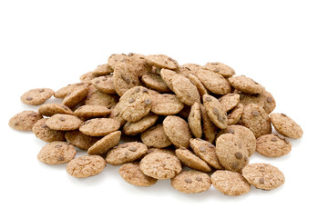 Cereals isolated on white.