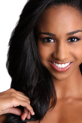 stunningly beautiful african-american woman