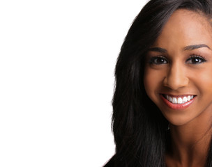 Beautiful african-american young woman