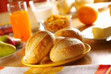Fotobehang Fresh bread for breakfast © Tomo Jesenicnik