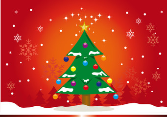 Obraz premium chrismas tree