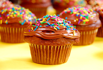 Cupcakes with frosting