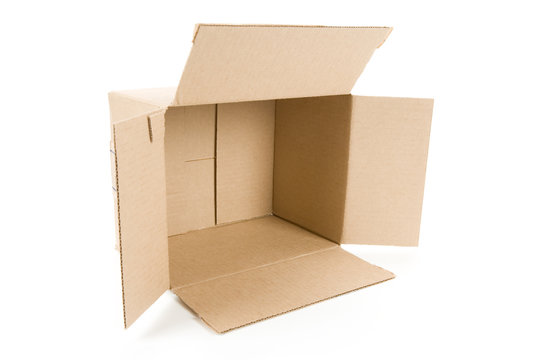 open box with white background