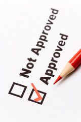 text Approved close up shot for background