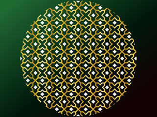 Fototapeta na wymiar Simple Illustration for Arabic Ornamint Symbols and Backgrounds