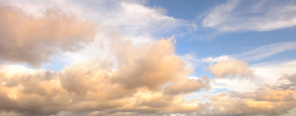 Beautiful Useful Panoramic Image of a tropical Cloud formation