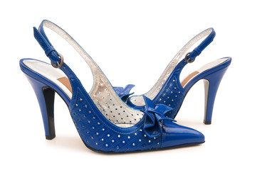 Obraz premium Woman shoes isolated on the white background