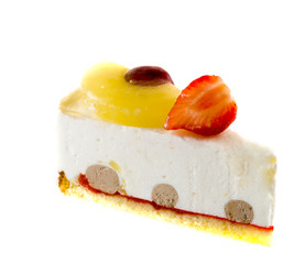 beautiful cake. on white isolated