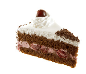 beautiful cake. on white isolated