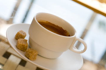 wonderful cup of hot coffee