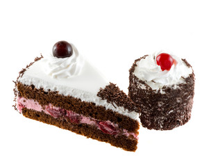 beautiful cake. on white isolated