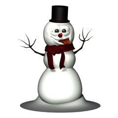 Smilie - Schneemann - fresch