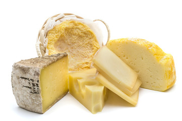 Delicious french cheeses