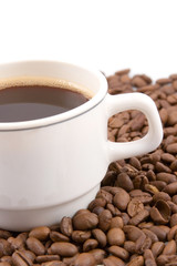 coffee cup on a white background