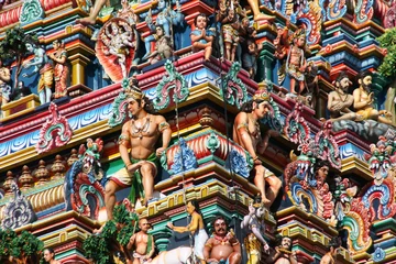 Papier Peint photo Temple Tempel in Indien