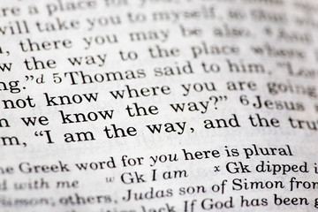 Popular New Testament passage John 14:6