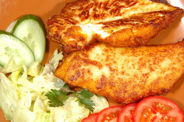 Schnitzel Nahaufnahme