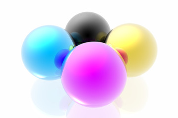 CMYK spheres
