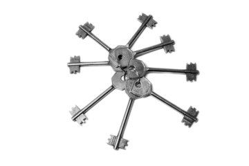 Obraz premium The keys - isolated on white