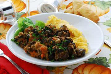 Polenta e lumache alla trentina - Secondo - Trentino Alto A.