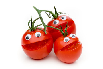 Drei Tomaten lachen - 10247563