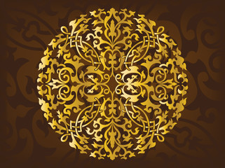 Simple Illustration for Arabic Ornamint Symbols and Backgrounds