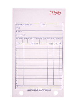 Sales Receipt
