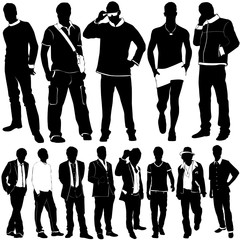 fashion men vector