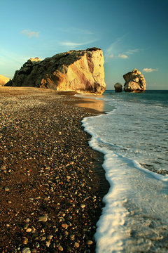 Beach with the rock, Aphrodite Birthplace