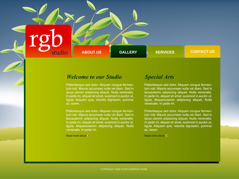 website template