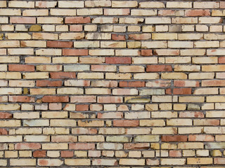 Wall from a brick a laying