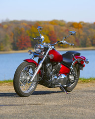 Naklejka premium motorcycle outdoors