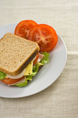 A delicious and healthy sandwich