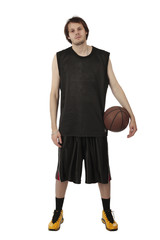 Portrait of a styled professional model. Basketball