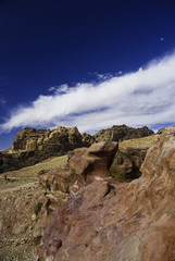 The ruins of Petra