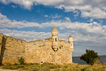 ancient series: old turkish fort ruins, Kerch, Cremea, Ukraine