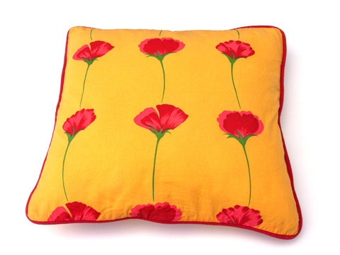 coussin orange