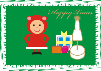 navidad felicitacion retro. christmas card vintage